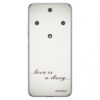 Picasee átlátszó szilikon tok az alábbi mobiltelefonokra Honor Magic5 Lite 5G - Love is a drug