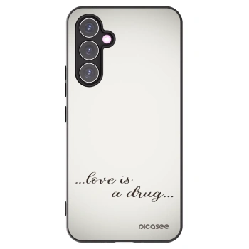 Picasee fekete szilikon tok az alábbi mobiltelefonokra Samsung Galaxy A54 5G A546B - Love is a drug