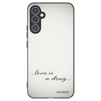 Picasee fekete szilikon tok az alábbi mobiltelefonokra Samsung Galaxy A34 5G A346B - Love is a drug