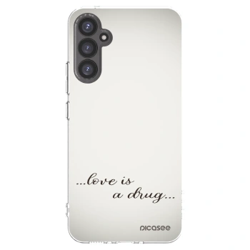 Picasee átlátszó szilikon tok az alábbi mobiltelefonokra Samsung Galaxy A34 5G A346B - Love is a drug