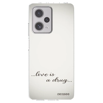 Picasee átlátszó szilikon tok az alábbi mobiltelefonokra Xiaomi Redmi Note 12 Pro+ 5G - Love is a drug