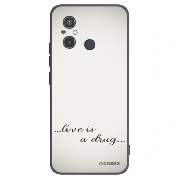 Picasee fekete szilikon tok az alábbi mobiltelefonokra Xiaomi Redmi 12C - Love is a drug