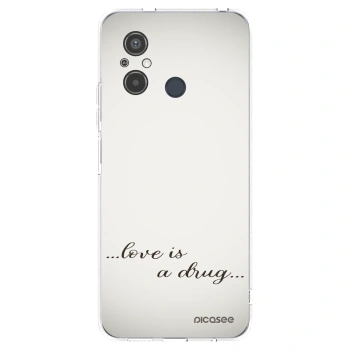 Picasee átlátszó szilikon tok az alábbi mobiltelefonokra Xiaomi Redmi 12C - Love is a drug