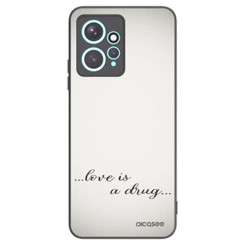 Picasee fekete szilikon tok az alábbi mobiltelefonokra Xiaomi Redmi Note 12 4G - Love is a drug