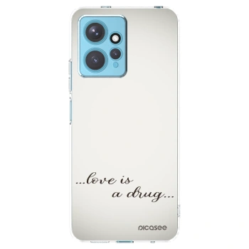 Picasee átlátszó szilikon tok az alábbi mobiltelefonokra Xiaomi Redmi Note 12 4G - Love is a drug