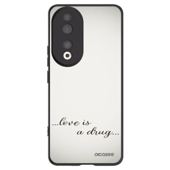 Picasee fekete szilikon tok az alábbi mobiltelefonokra Honor 90 5G - Love is a drug