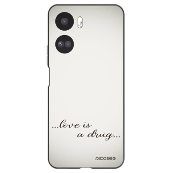 Picasee fekete szilikon tok az alábbi mobiltelefonokra Honor 90 Lite 5G - Love is a drug