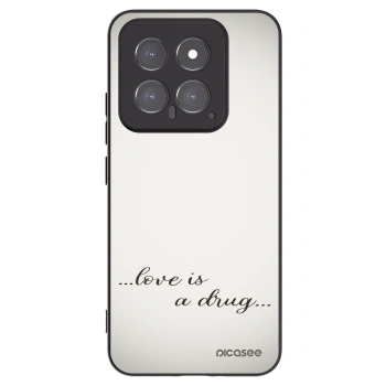 Picasee fekete szilikon tok az alábbi mobiltelefonokra Xiaomi 14 - Love is a drug
