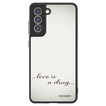 Picasee ULTIMATE CASE PowerShare Samsung Galaxy S21 FE 5G - készülékre - Love is a drug