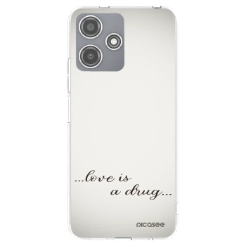 Picasee átlátszó szilikon tok az alábbi mobiltelefonokra Xiaomi Redmi 12 5G - Love is a drug