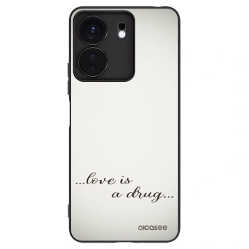 Picasee fekete szilikon tok az alábbi mobiltelefonokra Xiaomi Redmi 13C 4G - Love is a drug