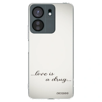 Picasee átlátszó szilikon tok az alábbi mobiltelefonokra Xiaomi Redmi 13C 4G - Love is a drug