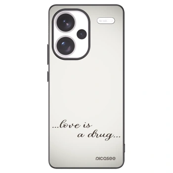 Picasee fekete szilikon tok az alábbi mobiltelefonokra Xiaomi Redmi Note 13 Pro+ 5G - Love is a drug