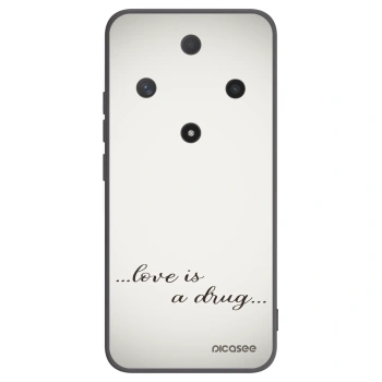 Picasee fekete szilikon tok az alábbi mobiltelefonokra Honor Magic6 Lite 5G - Love is a drug