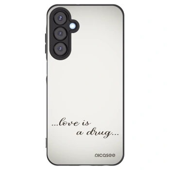 Picasee fekete szilikon tok az alábbi mobiltelefonokra Samsung Galaxy A25 A256B 5G - Love is a drug