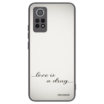 Picasee fekete szilikon tok az alábbi mobiltelefonokra Xiaomi Redmi Note 12 Pro 4G - Love is a drug