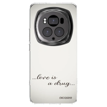 Picasee átlátszó szilikon tok az alábbi mobiltelefonokra Honor Magic6 Pro - Love is a drug