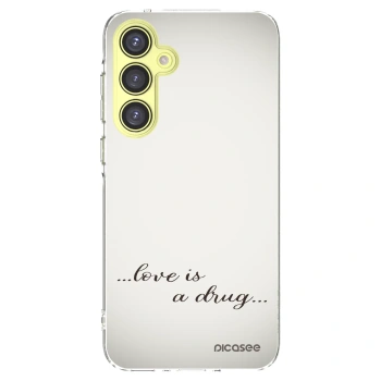 Picasee átlátszó szilikon tok az alábbi mobiltelefonokra Samsung Galaxy A35 5G A356B - Love is a drug