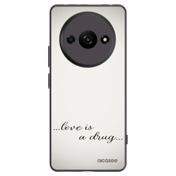 Picasee fekete szilikon tok az alábbi mobiltelefonokra Xiaomi Redmi A3 - Love is a drug