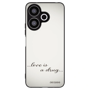 Picasee fekete szilikon tok az alábbi mobiltelefonokra Xiaomi Redmi 13 4G - Love is a drug