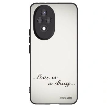 Picasee fekete szilikon tok az alábbi mobiltelefonokra Honor 200 5G - Love is a drug