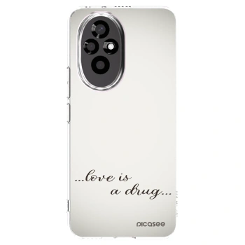 Picasee átlátszó szilikon tok az alábbi mobiltelefonokra Honor 200 5G - Love is a drug