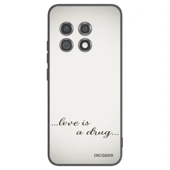 Picasee fekete szilikon tok az alábbi mobiltelefonokra OnePlus 11 5G - Love is a drug
