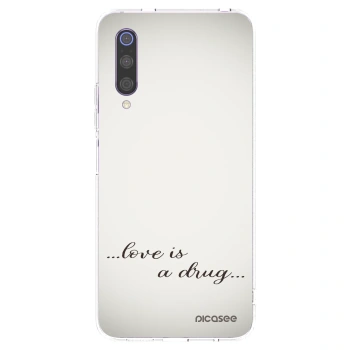 Picasee átlátszó szilikon tok az alábbi mobiltelefonokra Xiaomi Mi 9 - Love is a drug