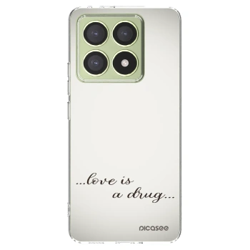 Picasee átlátszó szilikon tok az alábbi mobiltelefonokra Xiaomi 14T - Love is a drug