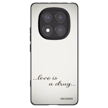 Picasee fekete szilikon tok az alábbi mobiltelefonokra Xiaomi Redmi Note 14 Pro+ 5G - Love is a drug