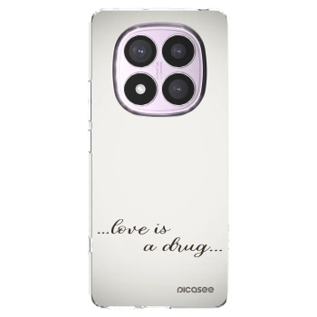 Picasee átlátszó szilikon tok az alábbi mobiltelefonokra Xiaomi Redmi Note 14 Pro 5G - Love is a drug