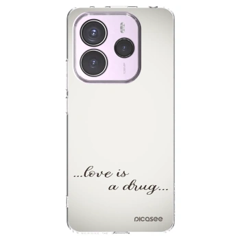 Picasee átlátszó szilikon tok az alábbi mobiltelefonokra Xiaomi Redmi Note 14 5G - Love is a drug