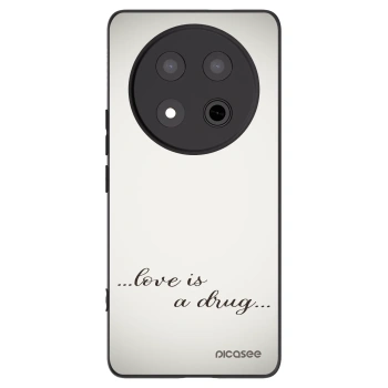 Picasee fekete szilikon tok az alábbi mobiltelefonokra Honor Magic7 Lite 5G - Love is a drug