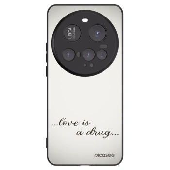 Picasee fekete szilikon tok az alábbi mobiltelefonokra Xiaomi 15 Ultra - Love is a drug