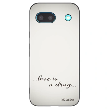 Picasee fekete szilikon tok az alábbi mobiltelefonokra Google Pixel 8 - Love is a drug