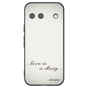 Picasee fekete szilikon tok az alábbi mobiltelefonokra Google Pixel 9 - Love is a drug