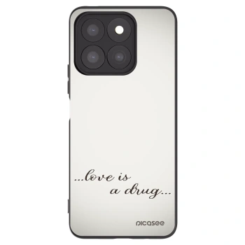 Picasee fekete szilikon tok az alábbi mobiltelefonokra Honor X8c - Love is a drug