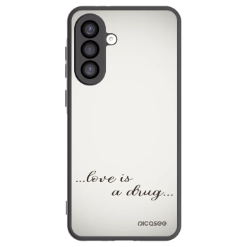 Picasee fekete szilikon tok az alábbi mobiltelefonokra Samsung Galaxy A26 5G A266B - Love is a drug