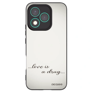Picasee fekete szilikon tok az alábbi mobiltelefonokra Honor 400 Lite 5G - Love is a drug