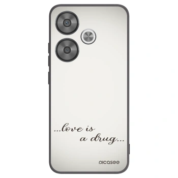 Picasee fekete szilikon tok az alábbi mobiltelefonokra Xiaomi Poco F6 - Love is a drug