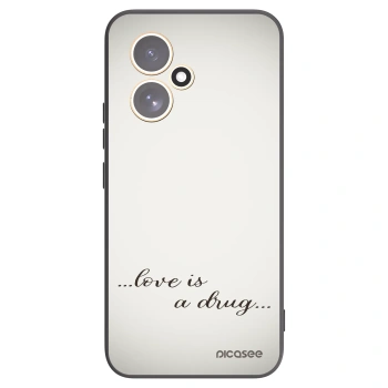 Picasee fekete szilikon tok az alábbi mobiltelefonokra Honor 400 5G - Love is a drug