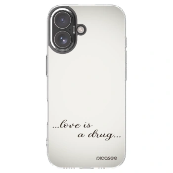 Picasee átlátszó szilikon tok az alábbi mobiltelefonokra Apple iPhone 17 - Love is a drug