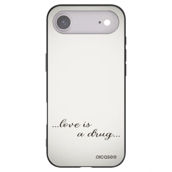Picasee fekete szilikon tok az alábbi mobiltelefonokra Apple iPhone Air - Love is a drug