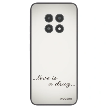 Picasee fekete szilikon tok az alábbi mobiltelefonokra Realme 12X - Love is a drug