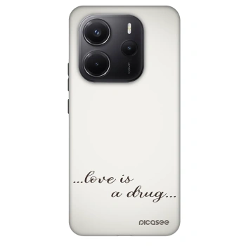 Szilikon tok erre a típusra Xiaomi Redmi Note 14 5G - Love is a drug