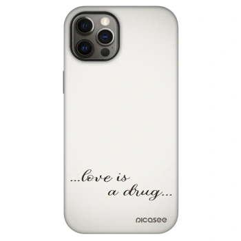 Szilikon tok erre a típusra Apple iPhone 12 Pro - Love is a drug