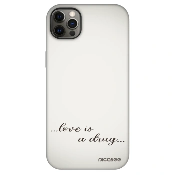 Szilikon tok erre a típusra Apple iPhone 12 Pro Max - Love is a drug