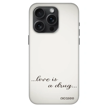 Szilikon tok erre a típusra Apple iPhone 15 Pro - Love is a drug