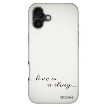 Szilikon tok erre a típusra Apple iPhone 16 Plus - Love is a drug
