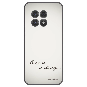 Picasee fekete szilikon tok az alábbi mobiltelefonokra OnePlus 13R 5G - Love is a drug